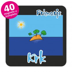 Magneti otočić EKO C 30 B Komplet 40 ili 20 kom Krk 01