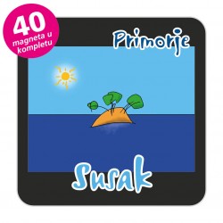 Magneti otočić EKO C 30 B Komplet 40 ili 20 kom Susak 01