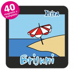 Magneti suncobran EKO C 31 B Komplet 40 ili 20 kom Brijuni 01