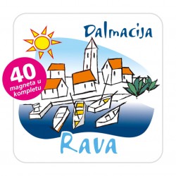 Magneti gradić EKO C 01 W Komplet 40 ili 20 kom  Rava