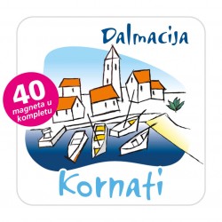 Magneti gradić EKO C 02 W Komplet 40 ili 20 kom  Kornati