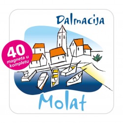 Magneti gradić EKO C 02 W Komplet 40 ili 20 kom  Molat