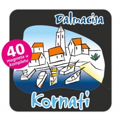 Magneti gradić EKO C 02 B Komplet 40 ili 20 kom  Kornati