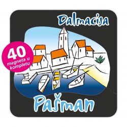 Magneti gradić EKO C 02 B Komplet 40 ili 20 kom  Pašman