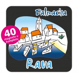 Magneti gradić EKO C 02 B Komplet 40 ili 20 kom  Rava