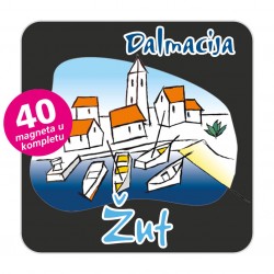 Magneti gradić EKO C 02 B Komplet 40 ili 20 kom  Žut