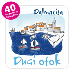 Magneti gradić EKO C 03 W Komplet 40 ili 20 kom  Dugi otok