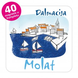 Magneti gradić EKO C 03 W Komplet 40 ili 20 kom  Molat