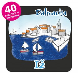 Magneti gradić EKO C 03 B Komplet 40 ili 20 kom  Iž