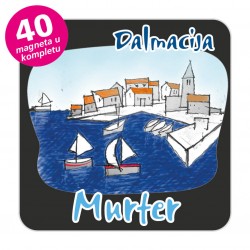 Magneti gradić EKO C 03 B Komplet 40 ili 20 kom  Murter