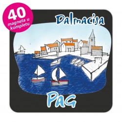 Magneti gradić EKO C 03 B Komplet 40 ili 20 kom  Pag