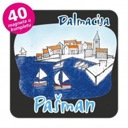 Magneti gradić EKO C 03 B Komplet 40 ili 20 kom  Pašman