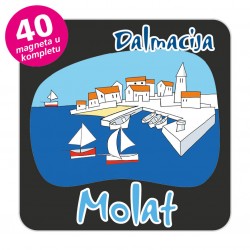 Magneti gradić EKO C 04 B Komplet 40 ili 20 kom  Molat