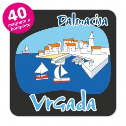 Magneti gradić EKO C 04 B Komplet 40 ili 20 kom  Vrgada
