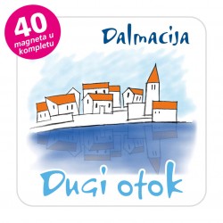 Magneti gradić EKO C 05 W Komplet 40 ili 20 kom  Dugi otok