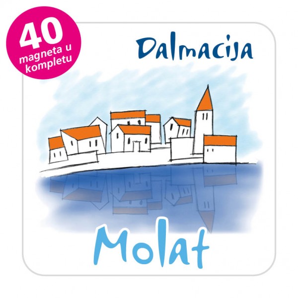 Magneti gradić EKO C 05 W Komplet 40 ili 20 kom  Molat