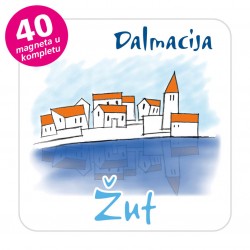 Magneti gradić EKO C 05 W Komplet 40 ili 20 kom  Žut