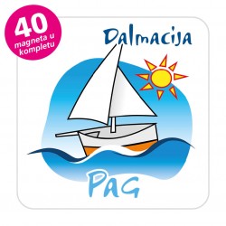 Magneti jedrilica EKO C 06 W Komplet 40 ili 20 kom  Pag