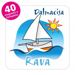 Magneti jedrilica EKO C 06 W Komplet 40 ili 20 kom  Rava