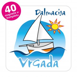 Magneti jedrilica EKO C 06 W Komplet 40 ili 20 kom  Vrgada