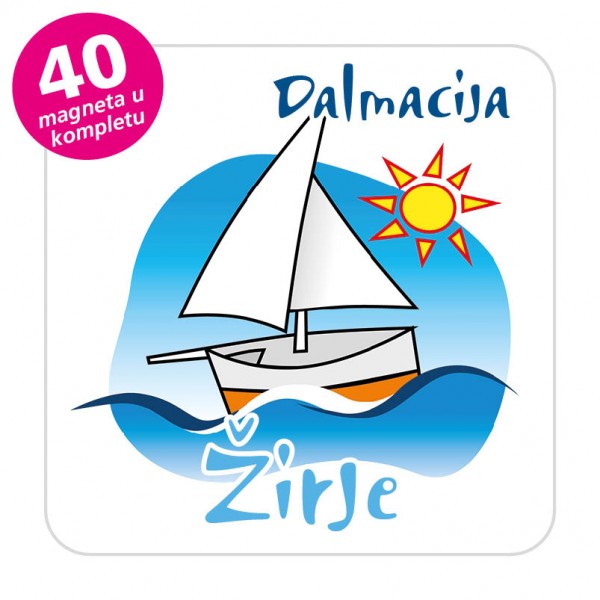 Magneti jedrilica EKO C 06 W Komplet 40 ili 20 kom  Žirje