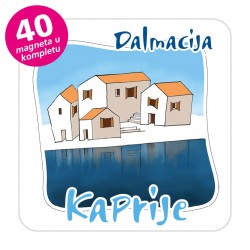 Magneti gradić EKO C 07 W Komplet 40 ili 20 kom  Kaprije