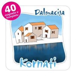 Magneti gradić EKO C 07 W Komplet 40 ili 20 kom  Kornati