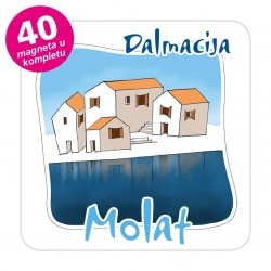 Magneti gradić EKO C 07 W Komplet 40 ili 20 kom  Molat