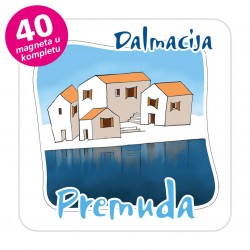 Magneti gradić EKO C 07 W Komplet 40 ili 20 kom  Premuda