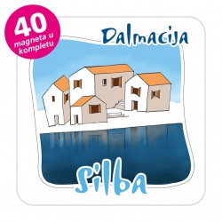 Magneti gradić EKO C 07 W Komplet 40 ili 20 kom  Silba
