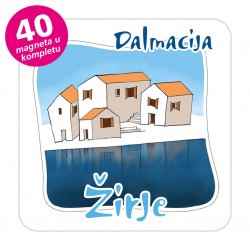 Magneti gradić EKO C 07 W Komplet 40 ili 20 kom  Žirje