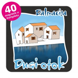 Magneti gradić EKO C 07 B Komplet 40 ili 20 kom  Dugi otok