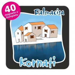 Magneti gradić EKO C 07 B Komplet 40 ili 20 kom  Kornati