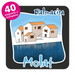 Magneti gradić EKO C 07 B Komplet 40 ili 20 kom  Molat