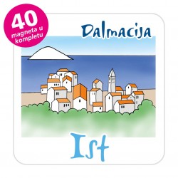 Magneti gradić EKO C 08 W Komplet 40 ili 20 kom  IST