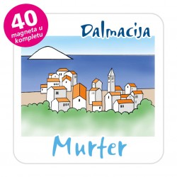 Magneti gradić EKO C 08 W Komplet 40 ili 20 kom  Murter