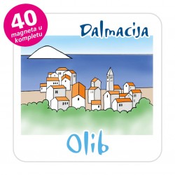 Magneti gradić EKO C 08 W Komplet 40 ili 20 kom  Olib