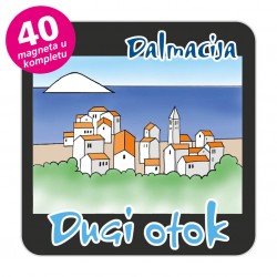 Magneti gradić EKO C 08 B Komplet 40 ili 20 kom  Dugi otok