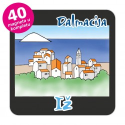 Magneti gradić EKO C 08 B Komplet 40 ili 20 kom  Iž