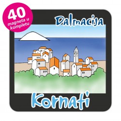 Magneti gradić EKO C 08 B Komplet 40 ili 20 kom  Kornati