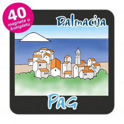 Magneti gradić EKO C 08 B Komplet 40 ili 20 kom  Pag