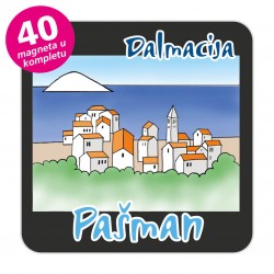 Magneti gradić EKO C 08 B Komplet 40 ili 20 kom  Pašman