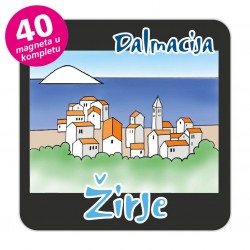 Magneti gradić EKO C 08 B Komplet 40 ili 20 kom  Žirje
