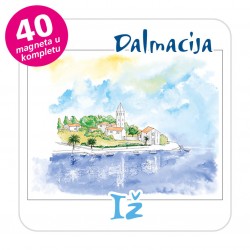 Magneti gradić EKO C 09 W Komplet 40 ili 20 kom  Iž