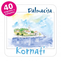 Magneti gradić EKO C 09 W Komplet 40 ili 20 kom  Kornati