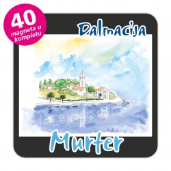 Magneti gradić EKO C 09 B Komplet 40 ili 20 kom  Murter