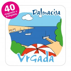 Magneti plaža EKO C 10 W Komplet 40 ili 20 kom  Vrgada