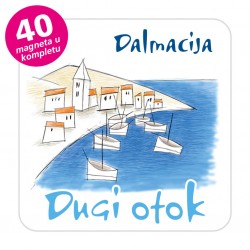 Magneti gradić EKO C 11 W Komplet 40 ili 20 kom  Dugi otok