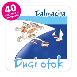 Magneti gradić EKO C 12 W Komplet 40 ili 20 kom  Dugi otok