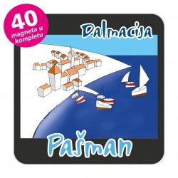 Magneti gradić EKO C 12 B Komplet 40 ili 20 kom  Pašman